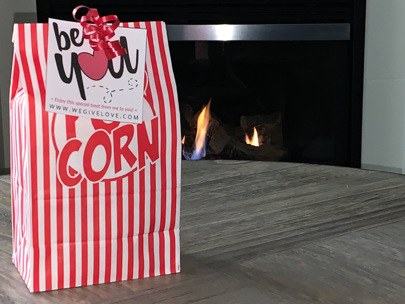 random acts of kindness popcorn treat bags | wegivelove.com